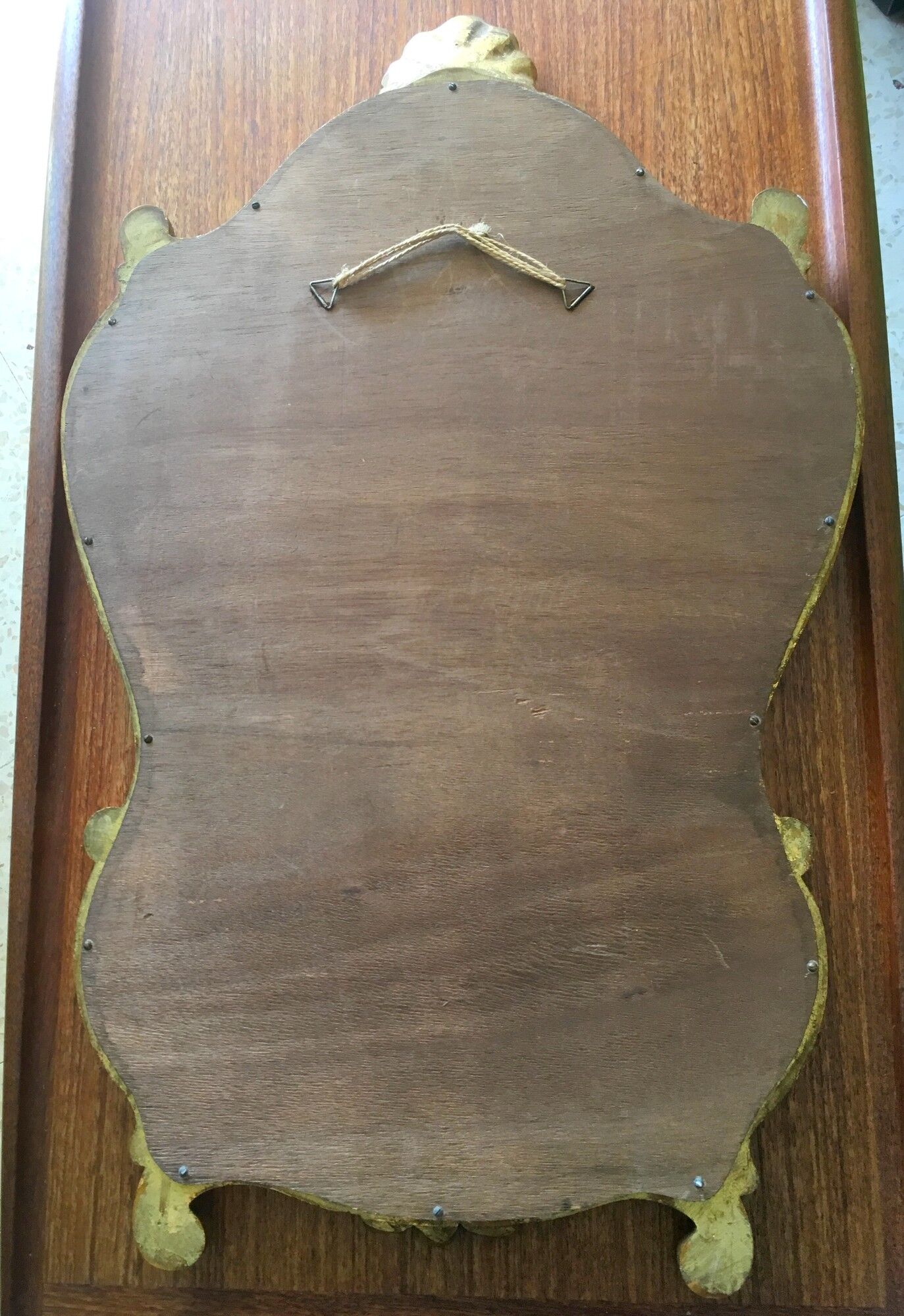 Miroir style Louis XV vintage années 50 48x77cm