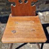 Chaise escabelle ancienne
