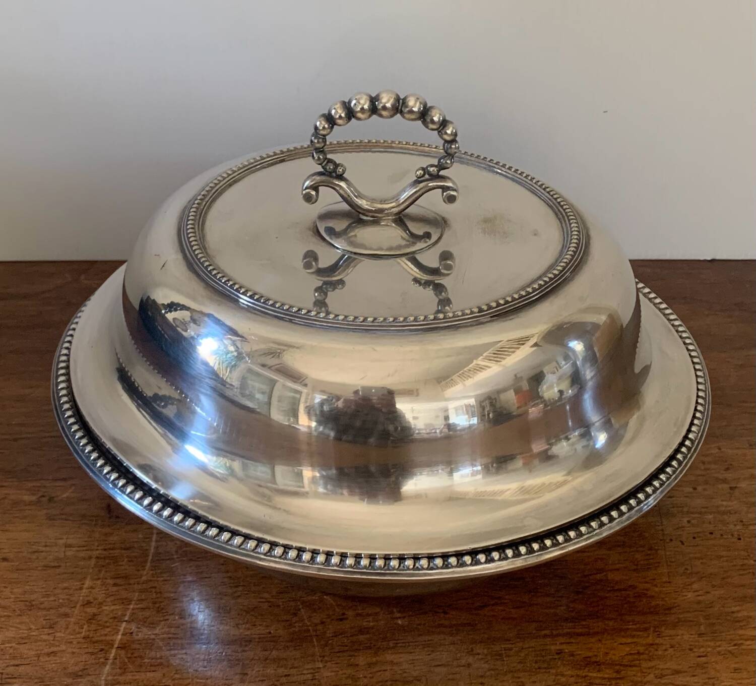 Plasait silver-plated vegetable dish