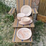 Service de table Digoin Sarreguemines Rose