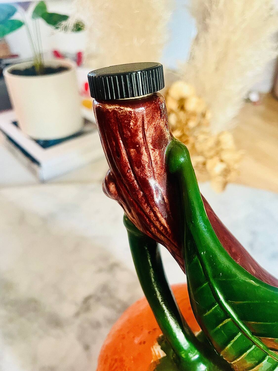 Bouteille en forme d’orange, années 70