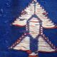 Carpet vintage in majorelle blue sabra 120 x 53 cm