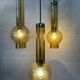 3x Staff Leuchten vintage pendant lamps