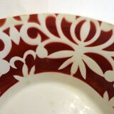 Dish salad bowl Digoin Sarreguemines 1950s