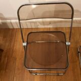 Pair of Plia chairs by Giancarlo Pirettu