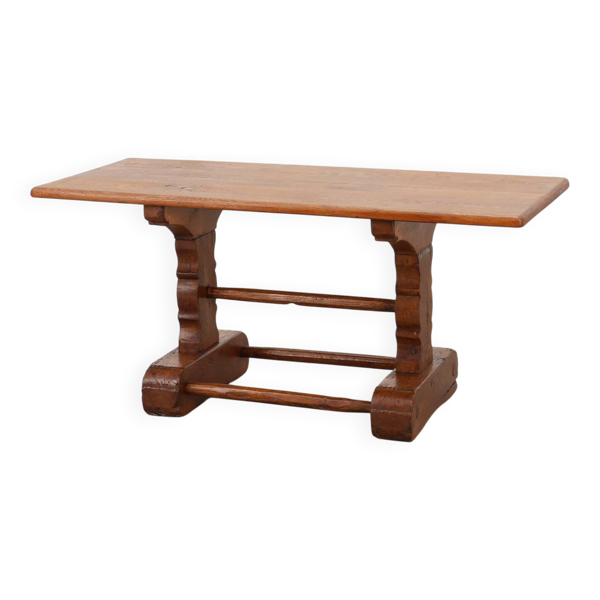 Table basse de monastère en chêne, France, 17ème siècle