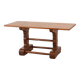 Antique Oak Monastery Coffee Table, France 17th Century