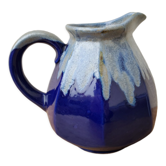 Pitcher slip vase signed Alpho