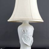 Biscuit porcelain lamp, "Calla Lily", by Nicholas Berbenczy, 1986