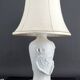 Biscuit porcelain lamp, "Calla Lily", by Nicholas Berbenczy, 1986