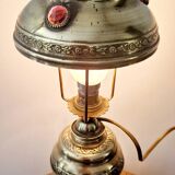 Lampe style art nouveau laiton