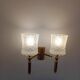 Pair of maison lunel paris france wall lights with 2 lights