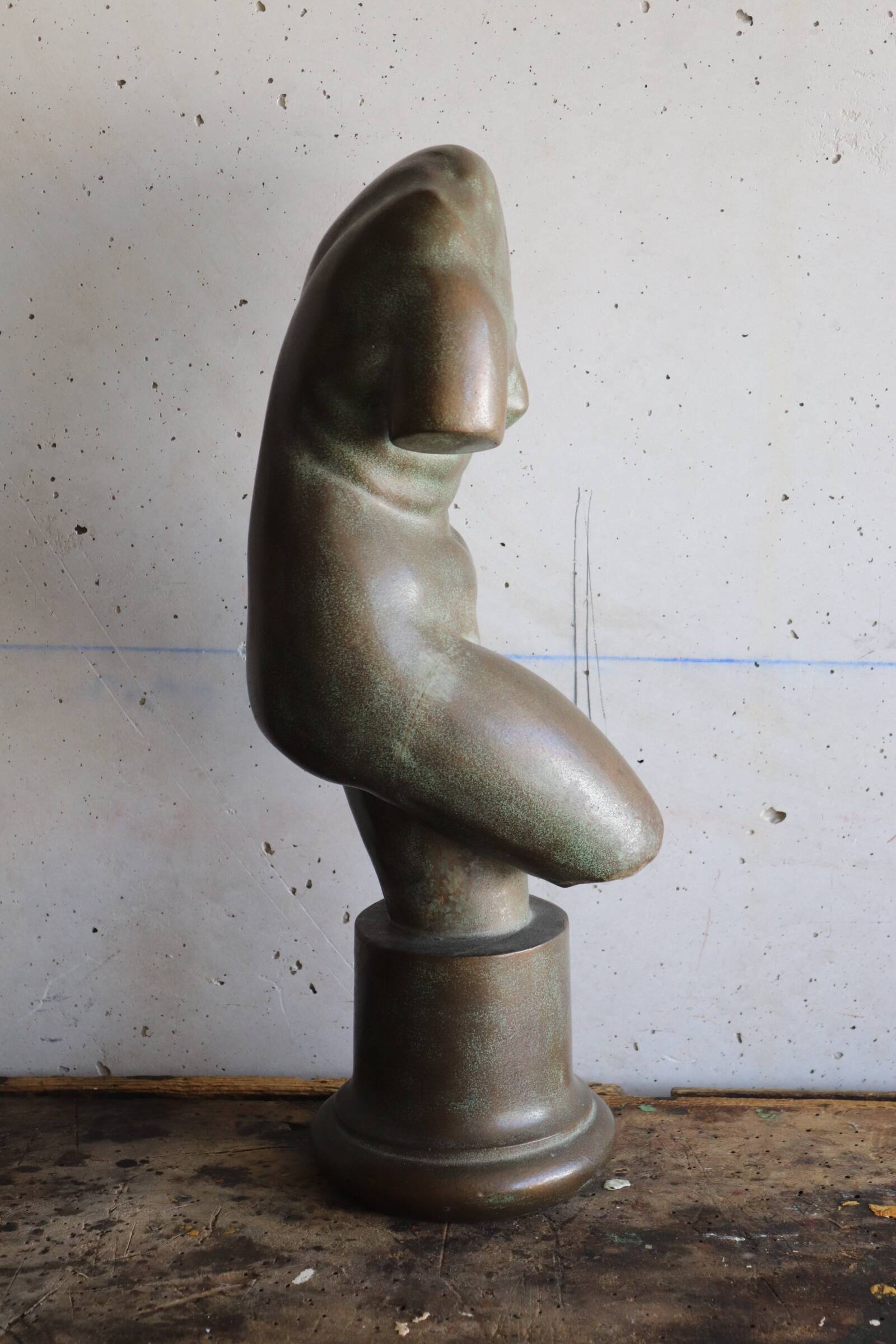 Bust statue of a woman venus