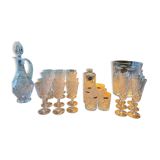 Set of crystal glasses