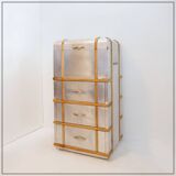 Aluminum chest of drawers - "Trunk"