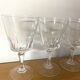 Red wine glasses crystal arques model Versaille