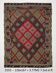1955s Turkish Antique Pink & Blue Vintage Kilim Rug, 167x226Cm