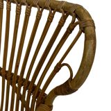 Vintage Rattan Sofa Belse 8 Design 1960s Rohe Noordwolde