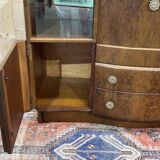 1950s English Walnut Bar