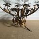 Table basse florentine Hans Kögl metal doré