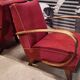 Pair of H 410 armchairs by Jindřich Halabala for Up Zavody