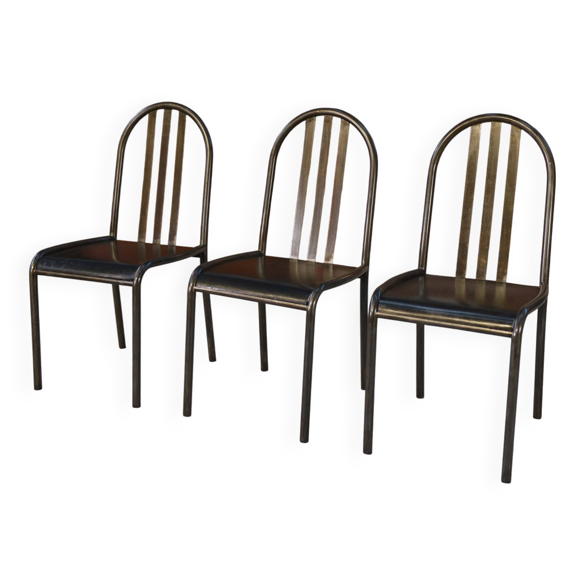 Lot de 3 chaises modèle "Villa Cavrois" Moderniste par MALLET STEVENS
