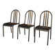 Lot de 3 chaises modèle "Villa Cavrois" Moderniste par MALLET STEVENS