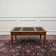 Classic English Writing Desk Black Leather