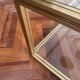 Vintage Hollywood Regency Brass & Glass Coffee Table (1970s)