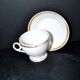 Paris porcelain – Antique round cup in soft porcelain with gold trim.