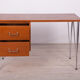 Mid-century danish teak & chrome desk, 1960s