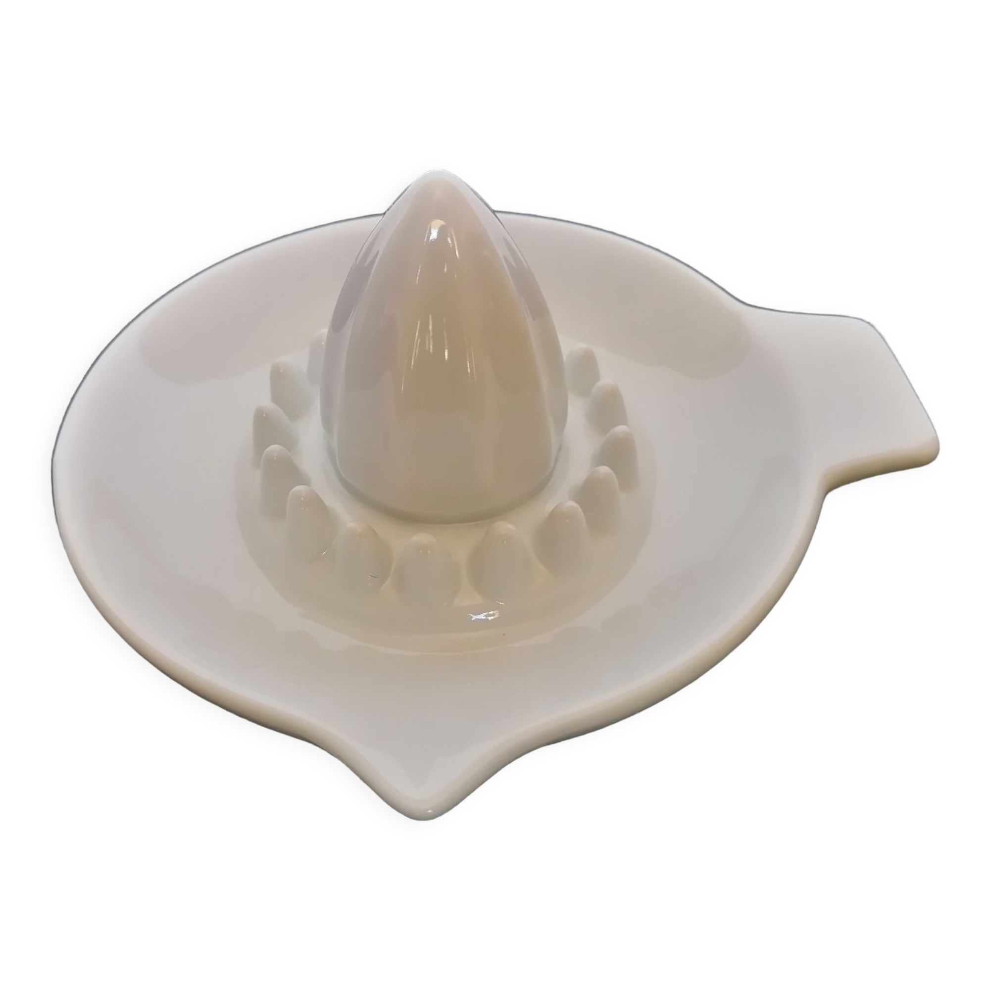 Citrus press old white porcelain