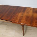 Scandinavian extendable rosewood dining table, 1960s