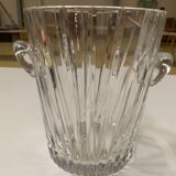 Seau à champagne en verre taillé