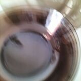 Ensemble de 5 assiettes creuses vintage Duralex en verre fumé marron glacé