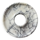 Calacata viola marble circular dish