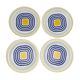 Gien Avant Garde dessert plates