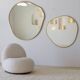 Duo de Miroirs Bossa Nova Contour Doré