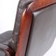 Paire de fauteuils visiteurs en cuir par Eugen Schmidt