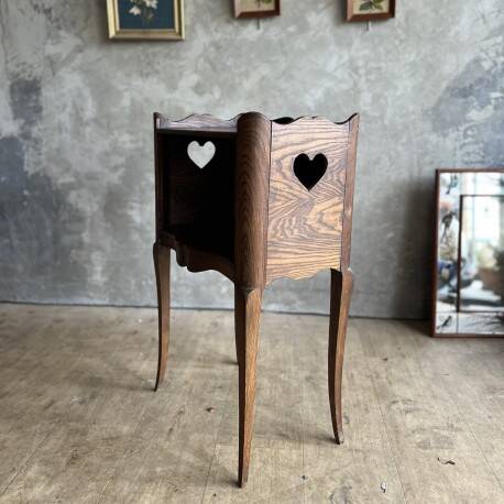 Antique bedside table