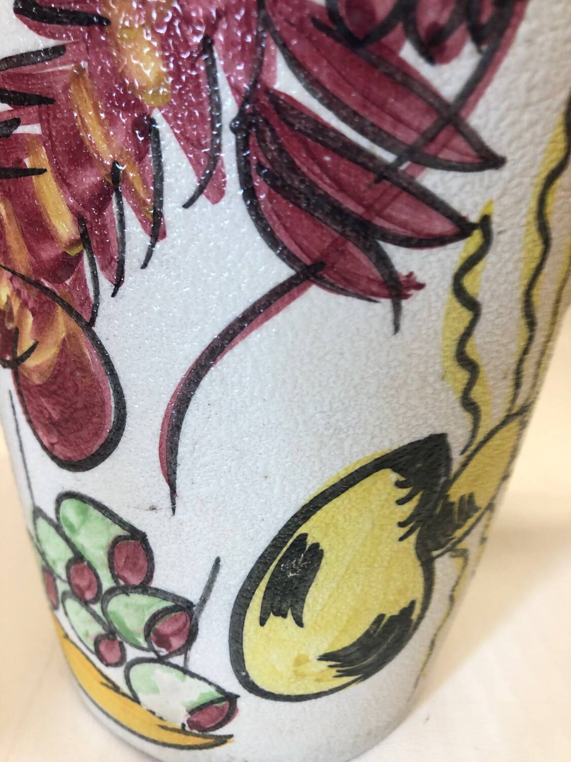 Spanish sangria pitcher with lobster decoration