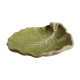 Dish in earthenware "chou leaf" Bordallo Pinheiro, 32 cm