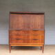 Erling Torvits rosewood secretary for Klim Møbelfabrik, 1966's
