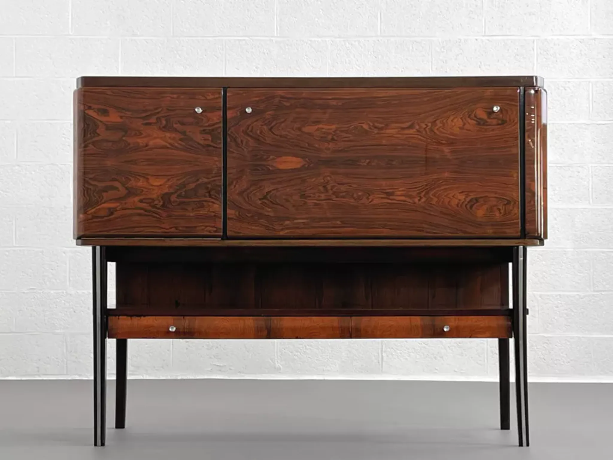 Rosewood bar cabinet from the 50s and 60s
