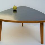 Tripod tripod table. oak, black laminate