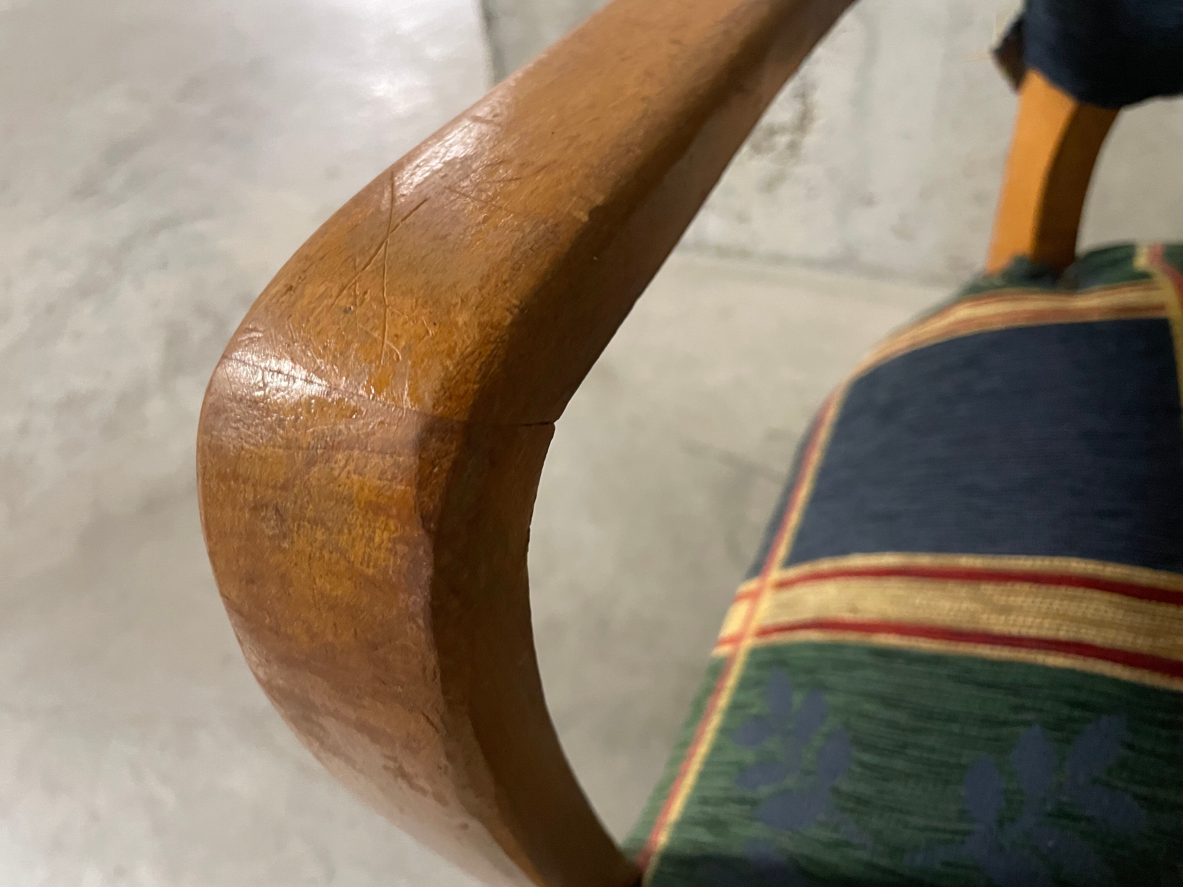 Fauteuil bridge années 50