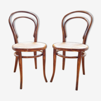 Set of 2 chairs no. 14 Thonet