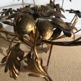 Florentine coffee table Hans Kögl golden metal