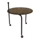 Foldable metal side table, design by Tord Bjorklund, Ikea.