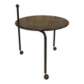 Table basse, d'appoint pliante en métal, design Tord Bjorklund, Ikea